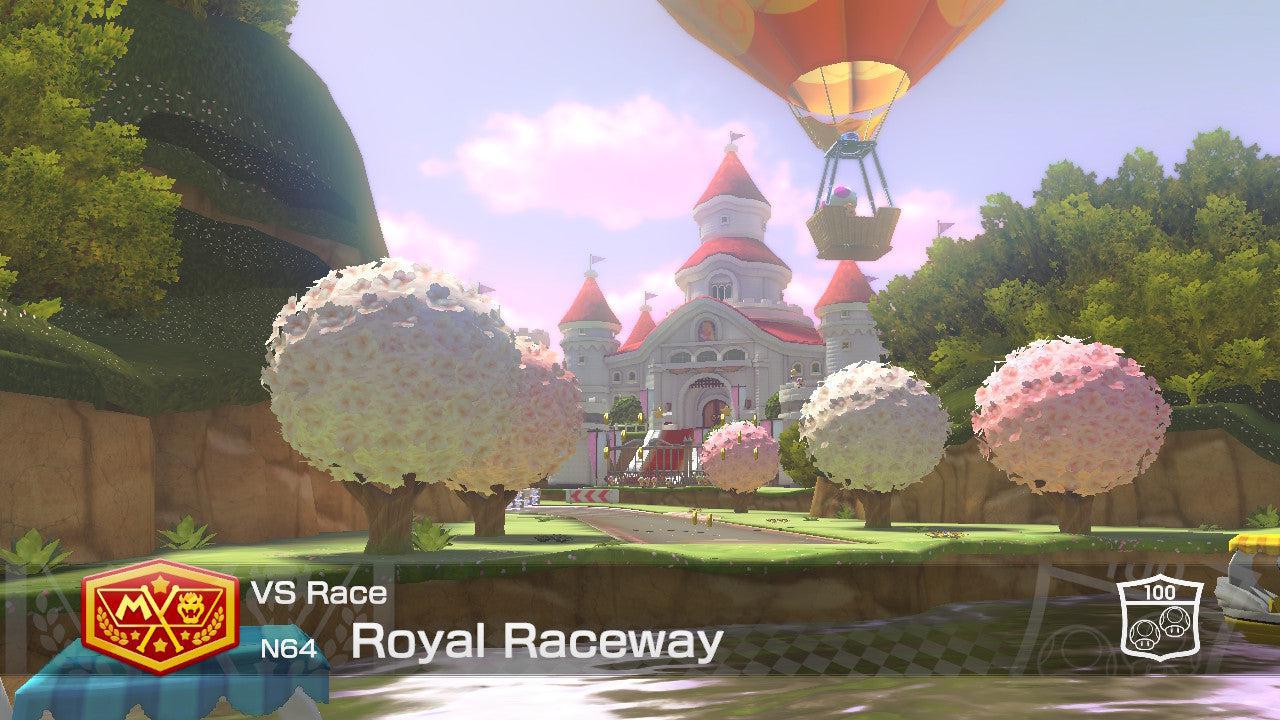 N64 Royal Raceway - Mario Kart 8 Deluxe - Course Map