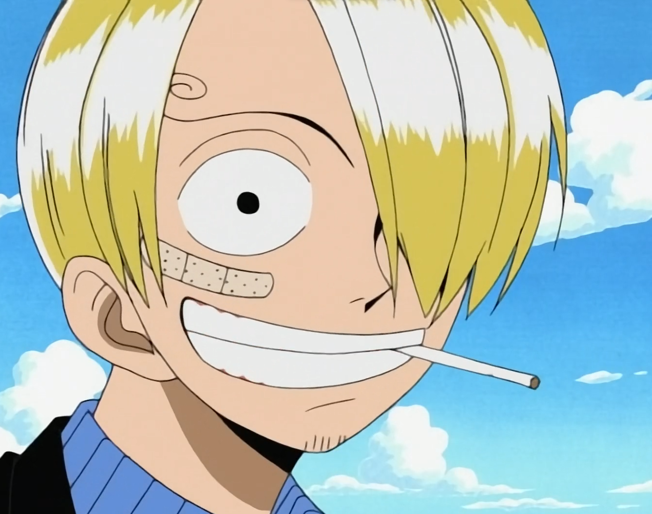 One Piece A Smiling Sanji talks with Luffy about his dream the All Blue