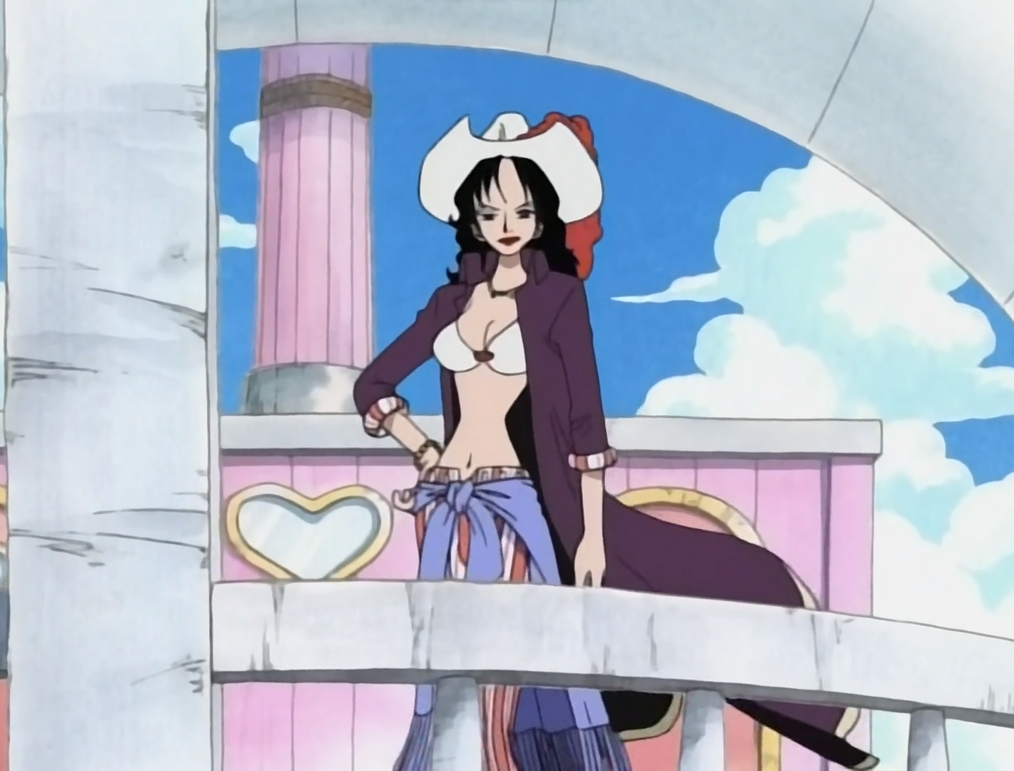 One Piece Alvida first appereance with the smooth smooth devil fruit