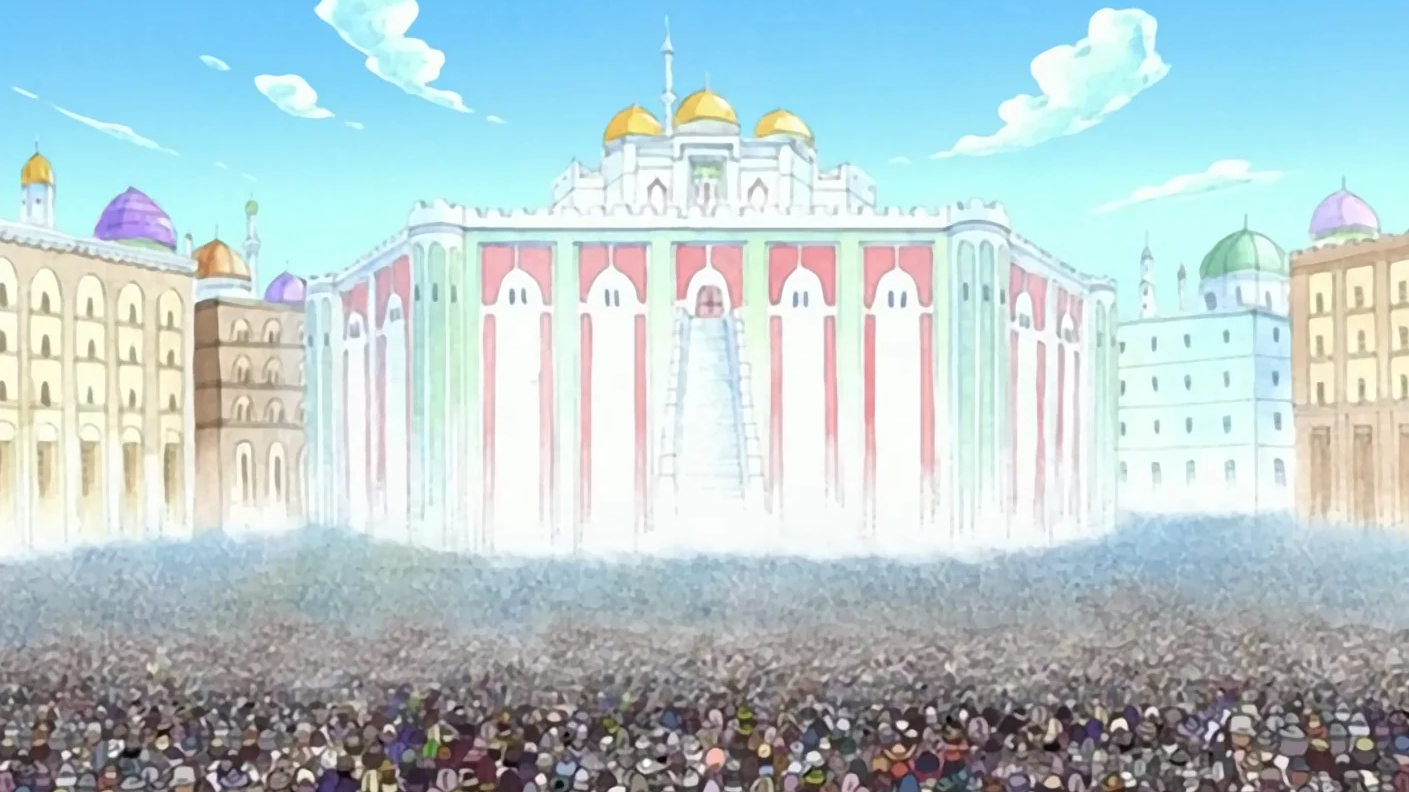 One Piece Arabasta Saga Arc Vivi Addresses The People