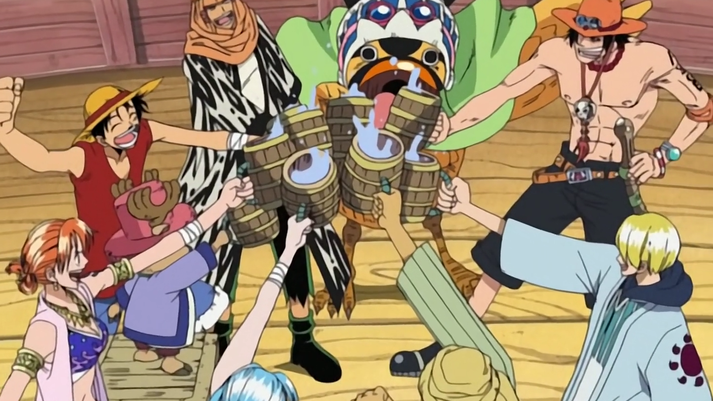 One Piece Arabasta Straw Hats And Friends Make A Toast