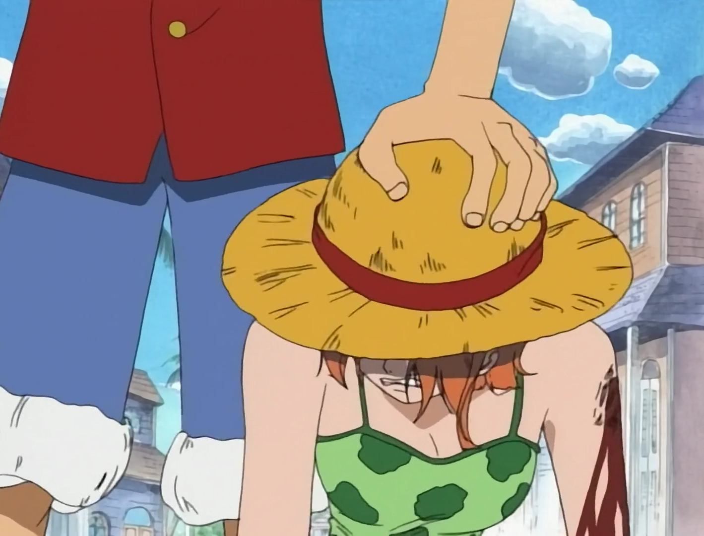 One Piece East Blue Saga Luffy Gives Nami His Straw Hat