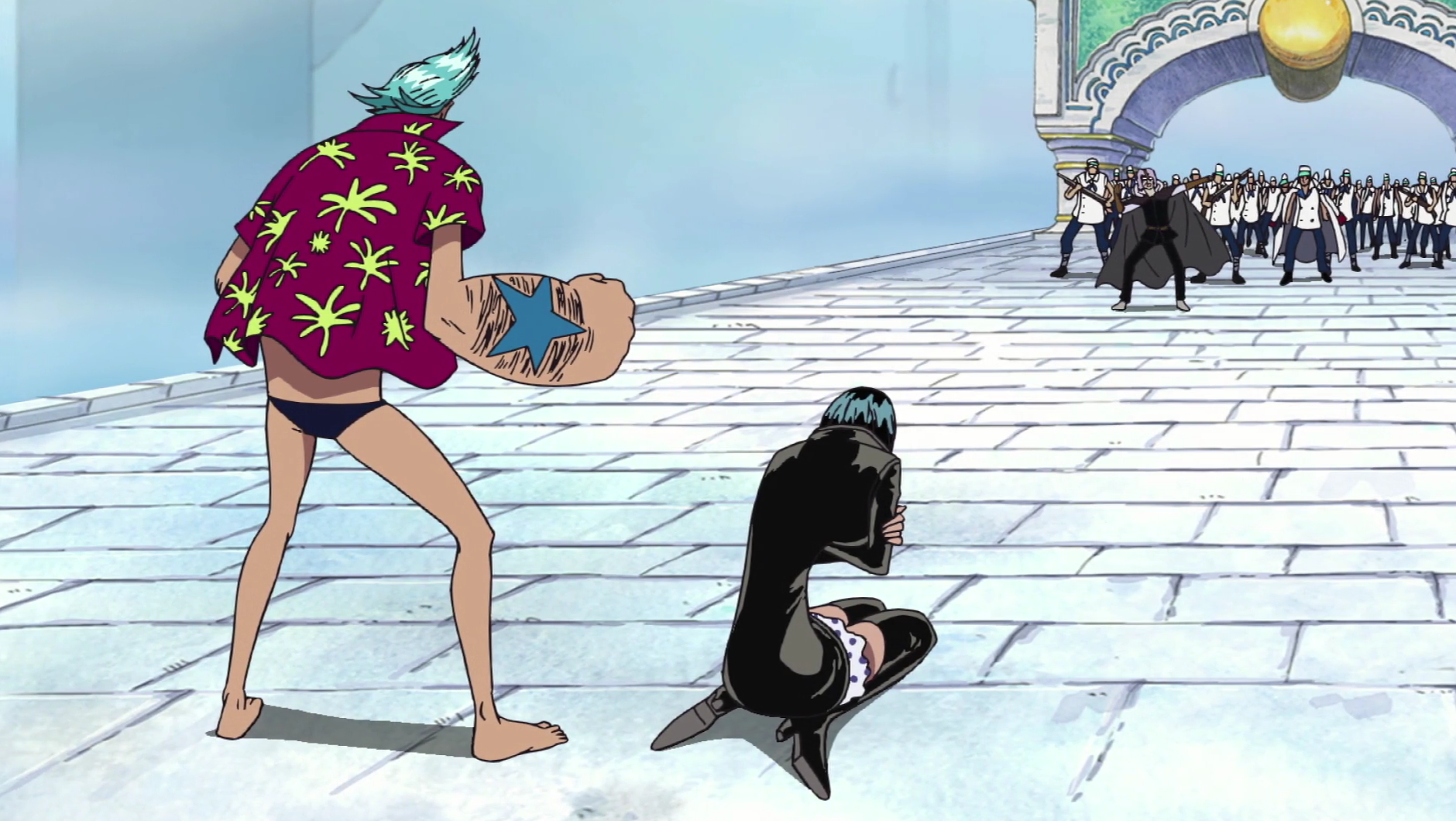 One Piece Enies Lobby Arc Franky And Robin