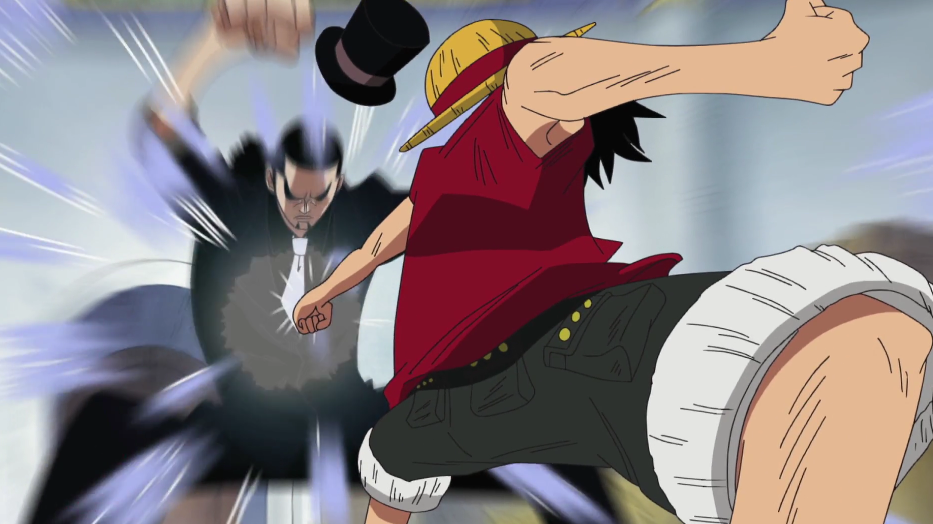 One Piece Enies Lobby Arc Luffy Fights Lucci