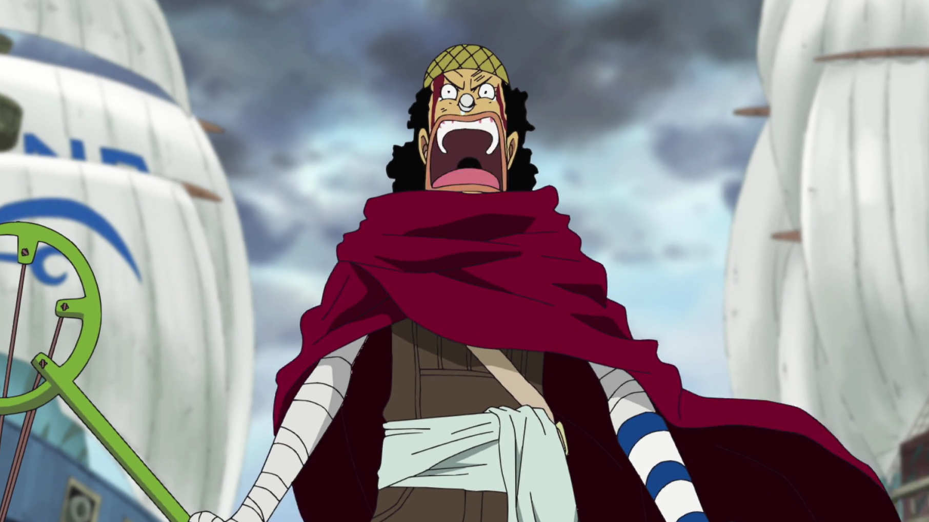 One Piece Enies Lobby Arc Usopp Takes Off Sogeking Mask