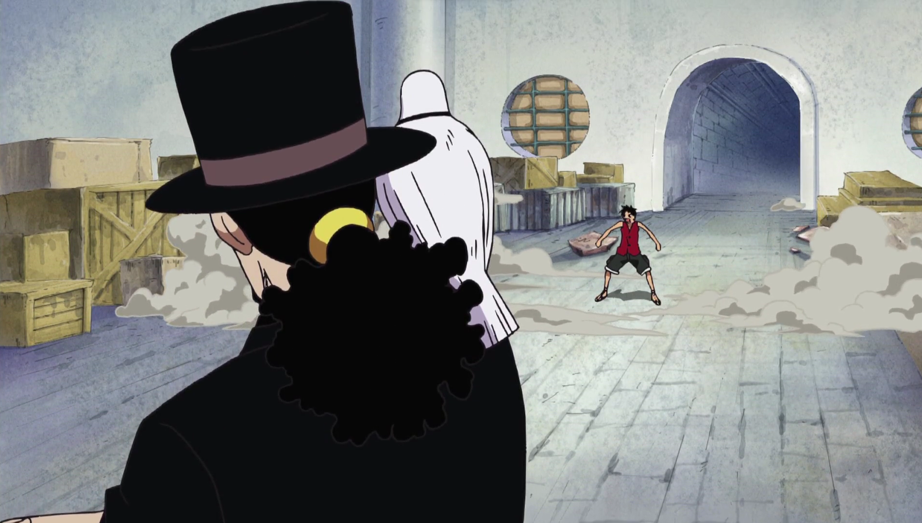 One Piece Enies Lobby Arc Lucci Stops Luffy