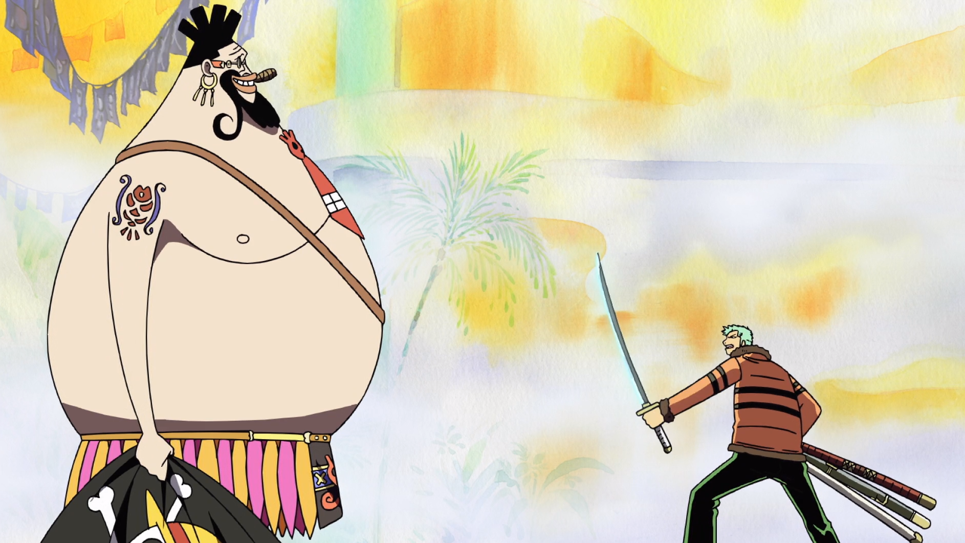 One Piece Ice Hunter Arc Zoro Faces Don Accino