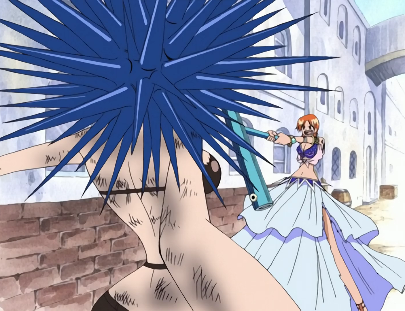 One Piece Nami fights with Ms Doublefinger with her new found resolve