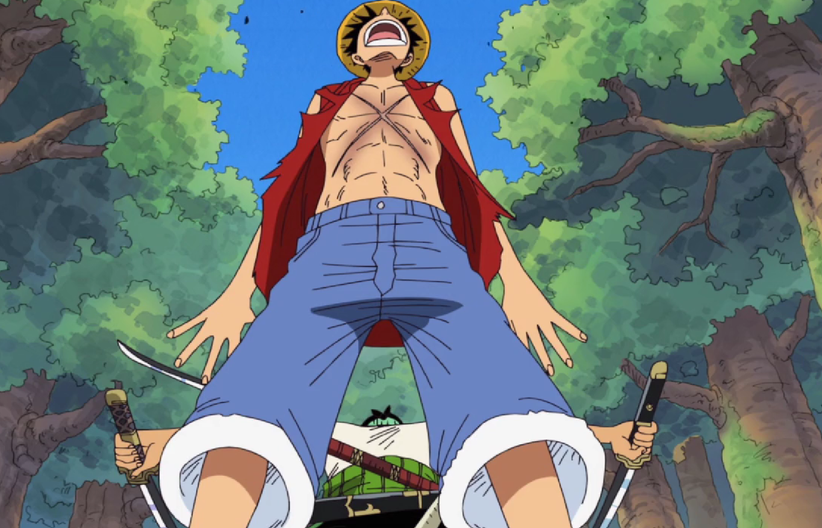 One Piece Oceans Dream Luffy Chest Scar From Zoro Foreshadowing