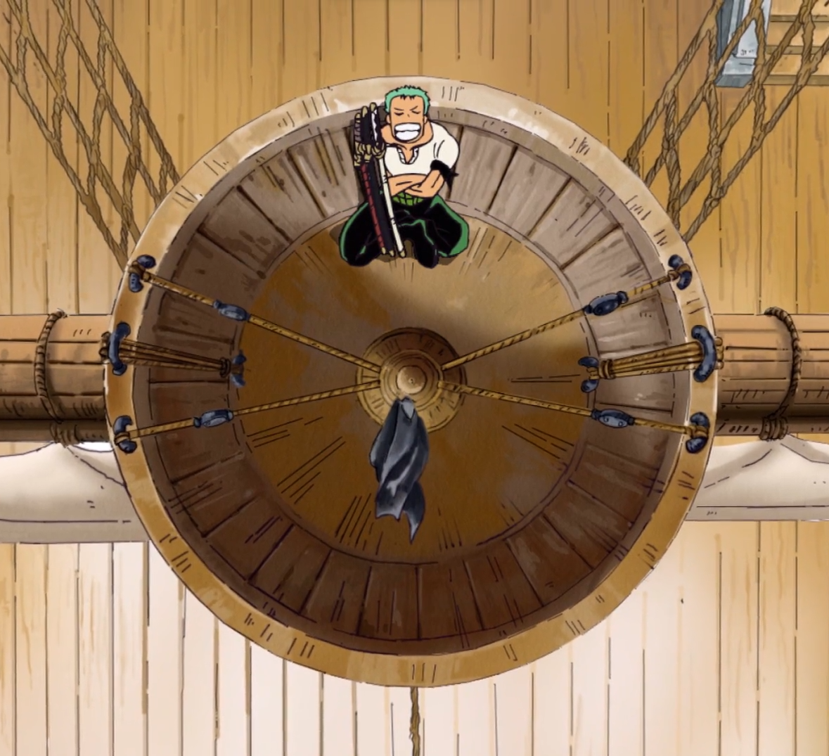 One Piece Oceans Dream Zoro Sleeping On The Going Merry