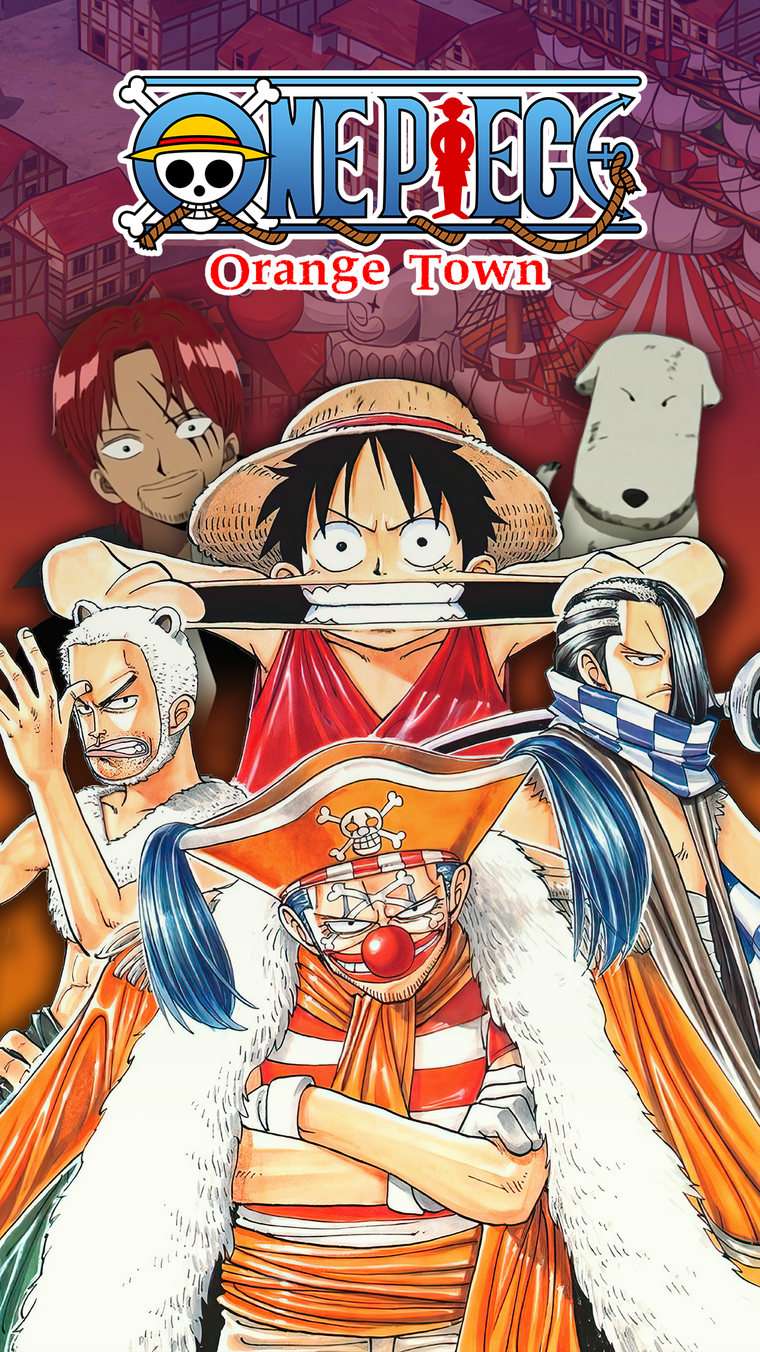 One Piece Orange Town Arc Poster