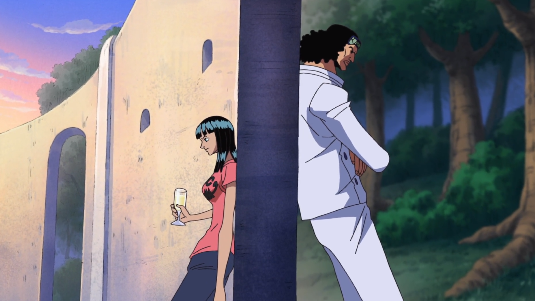 One Piece Post-Enies Lobby Secret meeting between Nico Robin and Aokiji