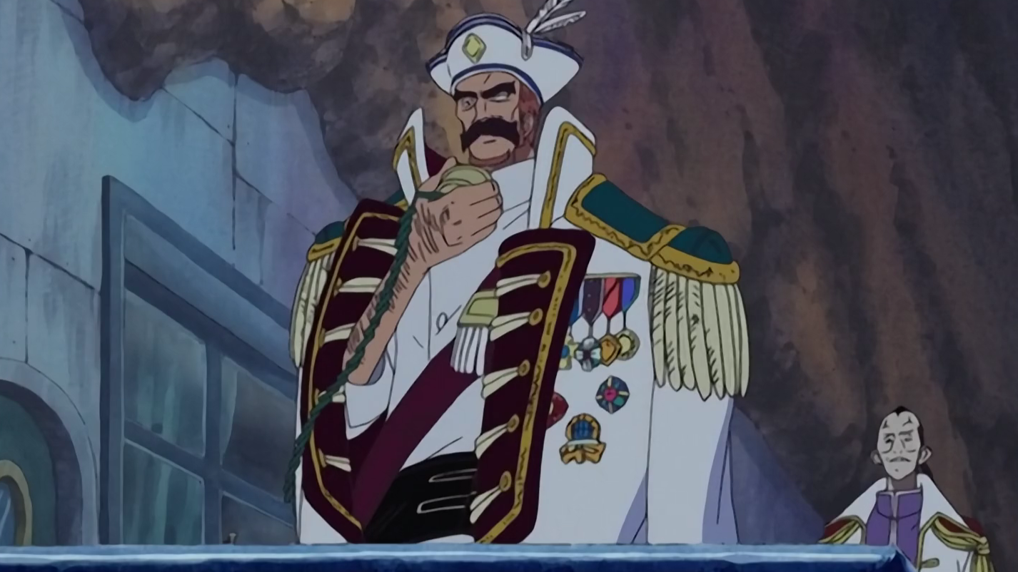 One Piece Sky Island Saga G-8 Vice Admiral Jonathan With The Real Shepherd