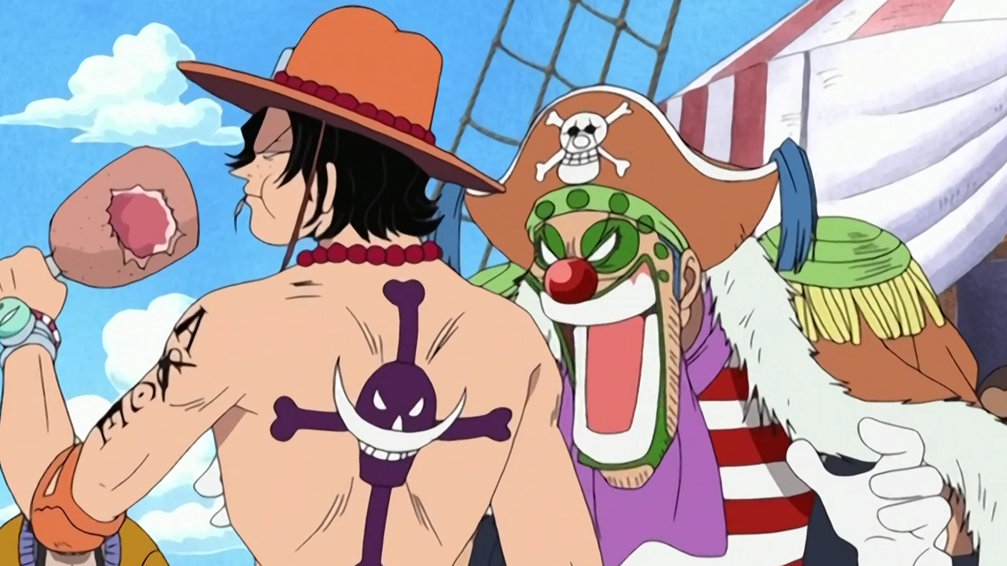 One Piece Sky Island Saga Jaya Arc Ace Meets Buggy