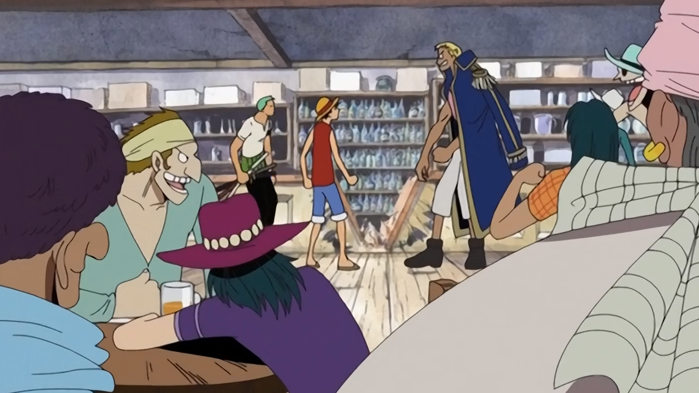 One Piece Sky Island Saga Jaya Arc Bellamy Confronts Luffy