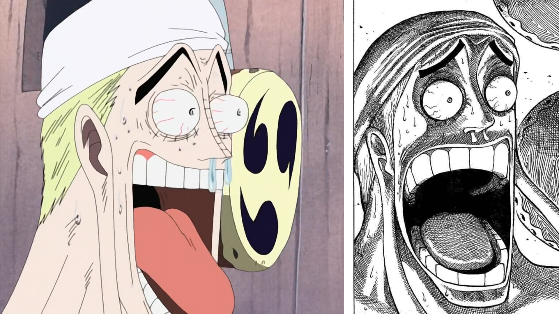 One Piece Sky Island Saga Skypiea Arc Enel Surprise Face Anime Vs Manga