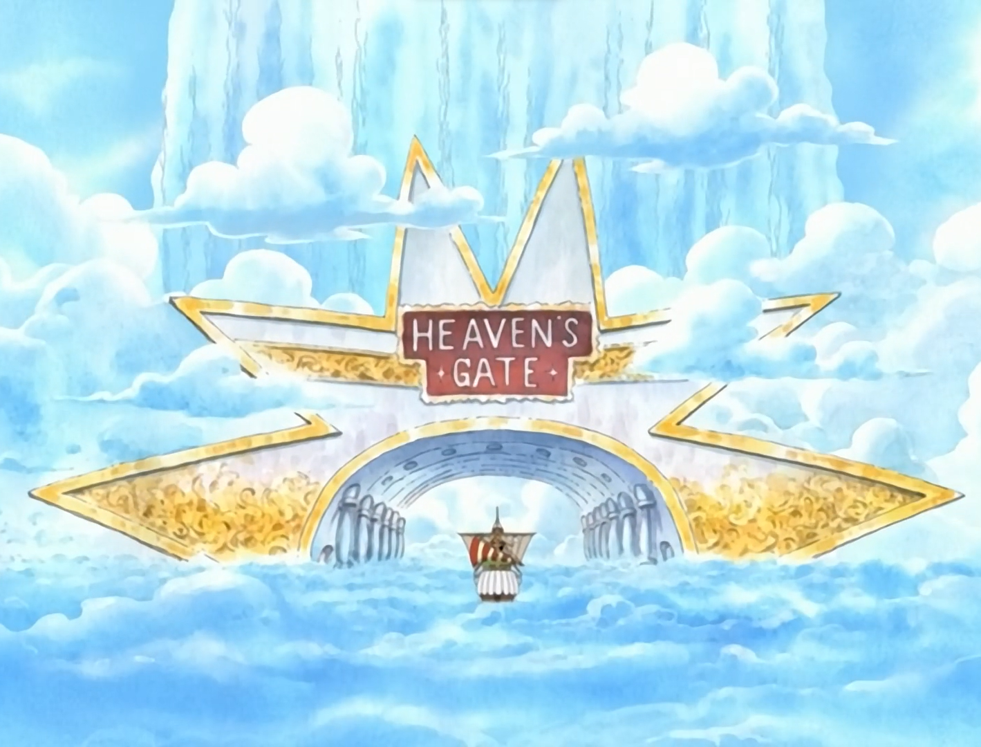 One Piece Skypiea The Straw Hats Heavens Gate