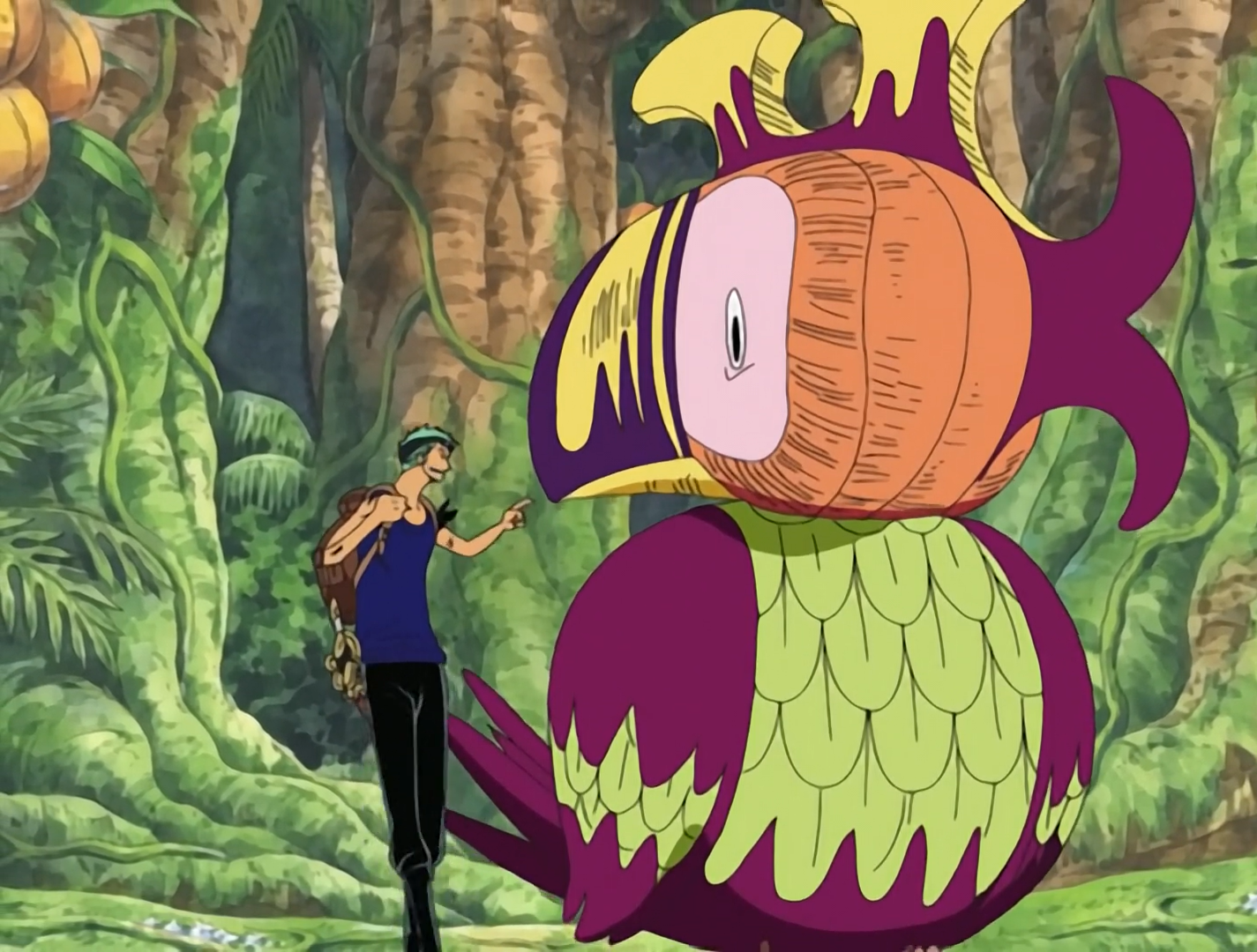 One Piece Skypiea Zoro the south birds