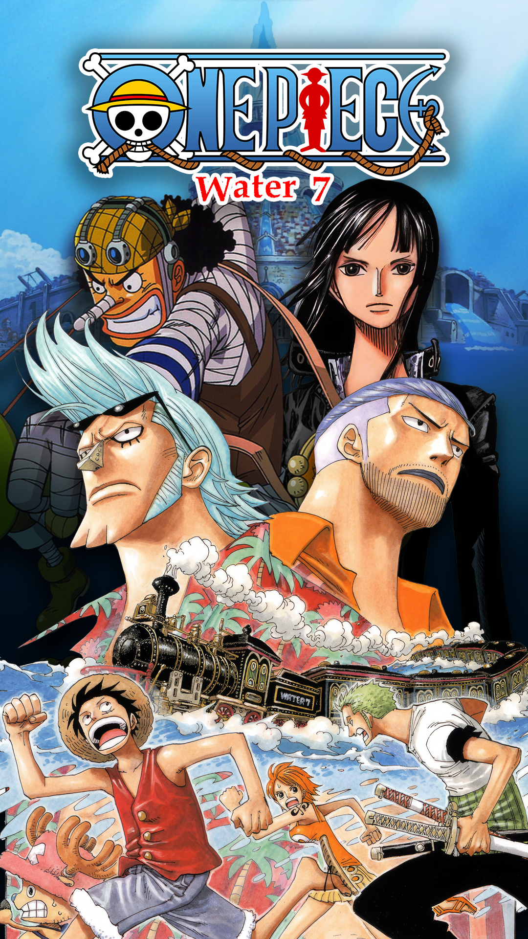 One Piece Water 7 Arc Poster