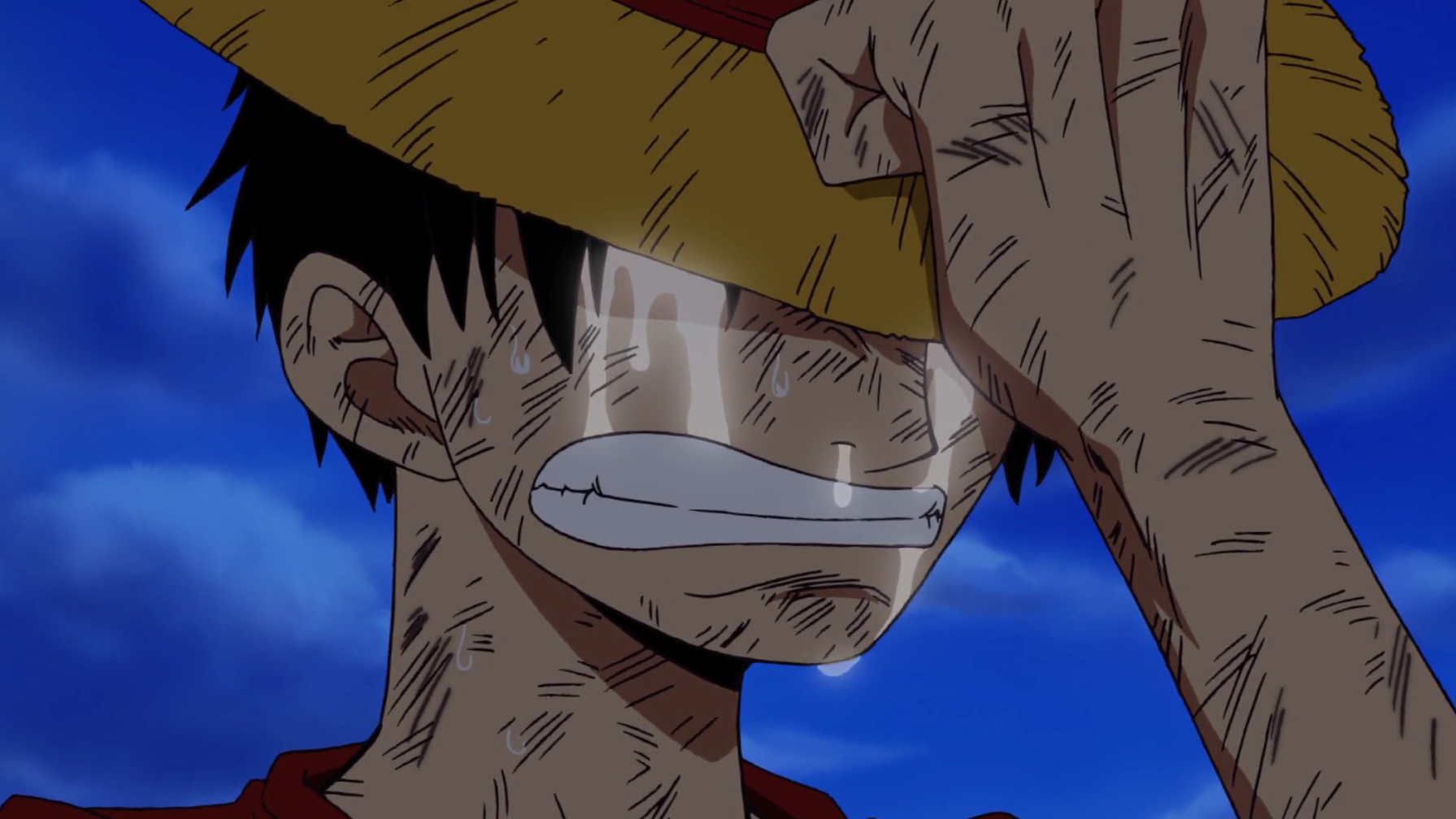 One Piece Water 7 Luffy Crying