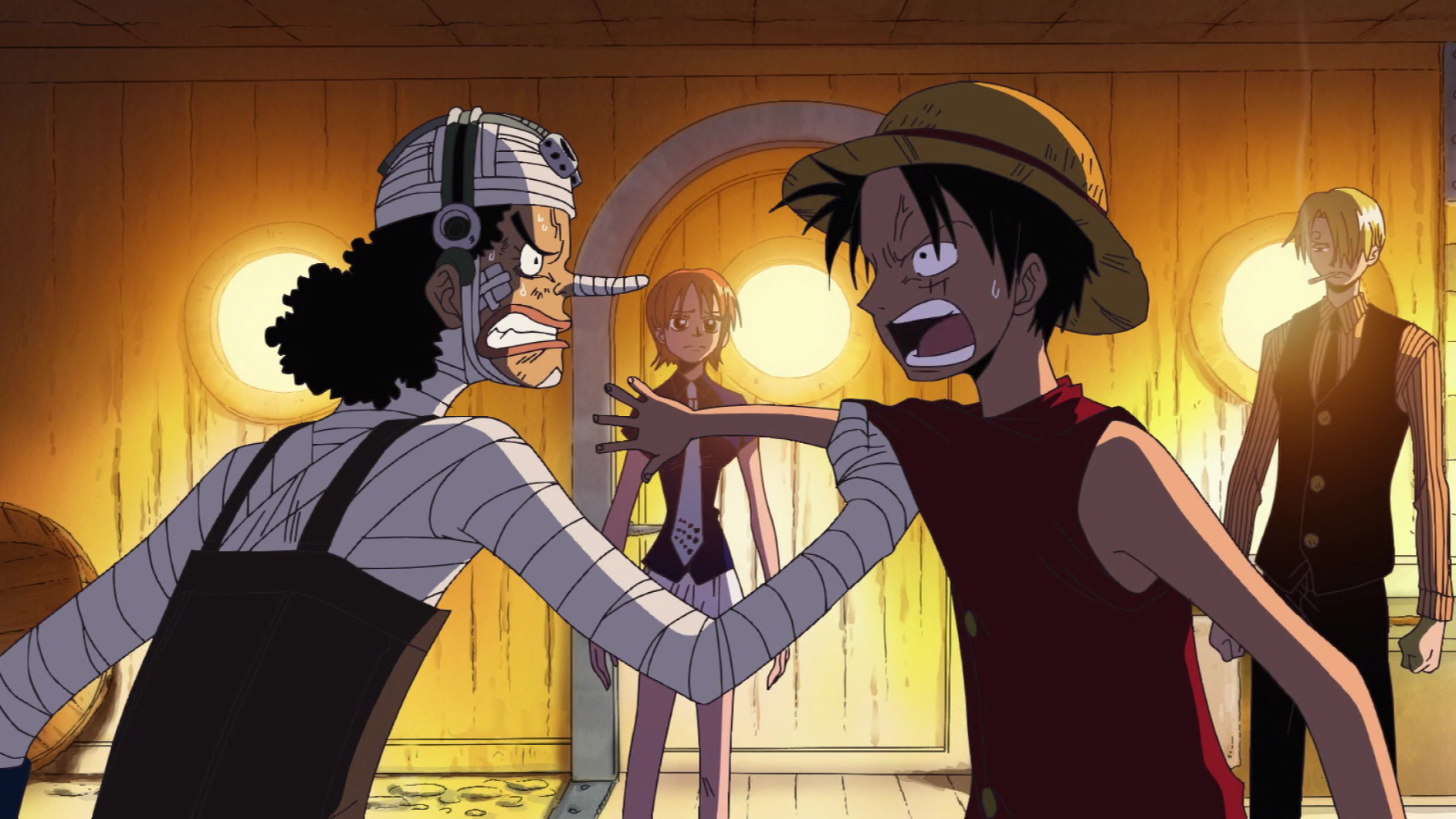 One Piece Water 7 Usopp Argues With Luffy 2
