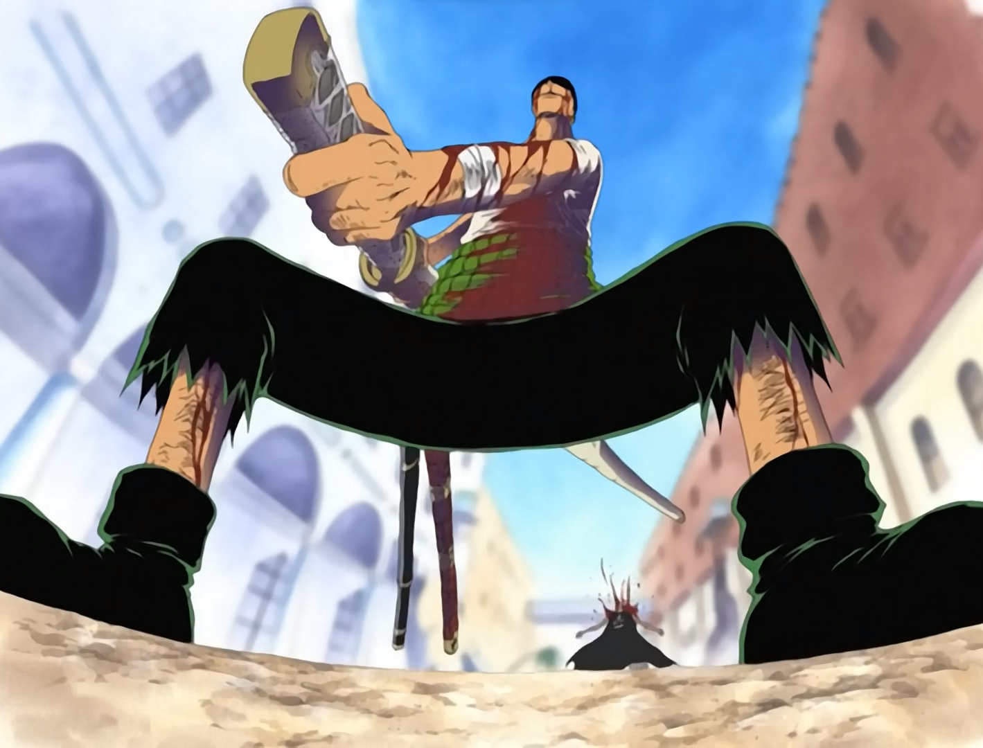 One Piece Zoro defeats Daz Bonez