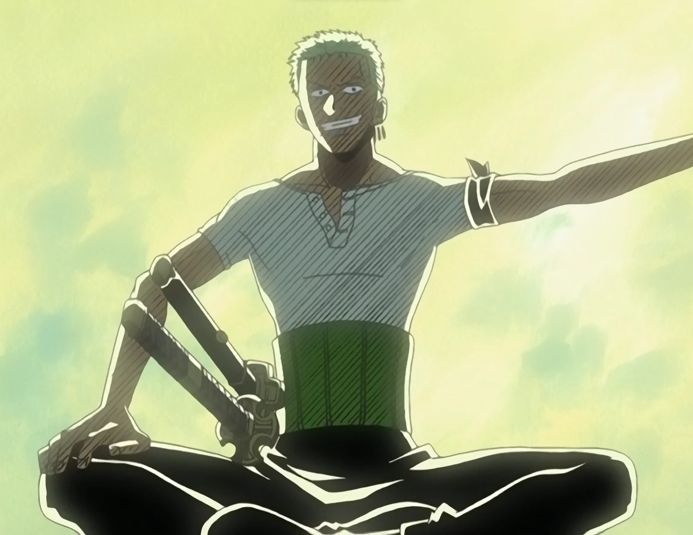 One Piece Zoro keeps an eye out for the baroque works