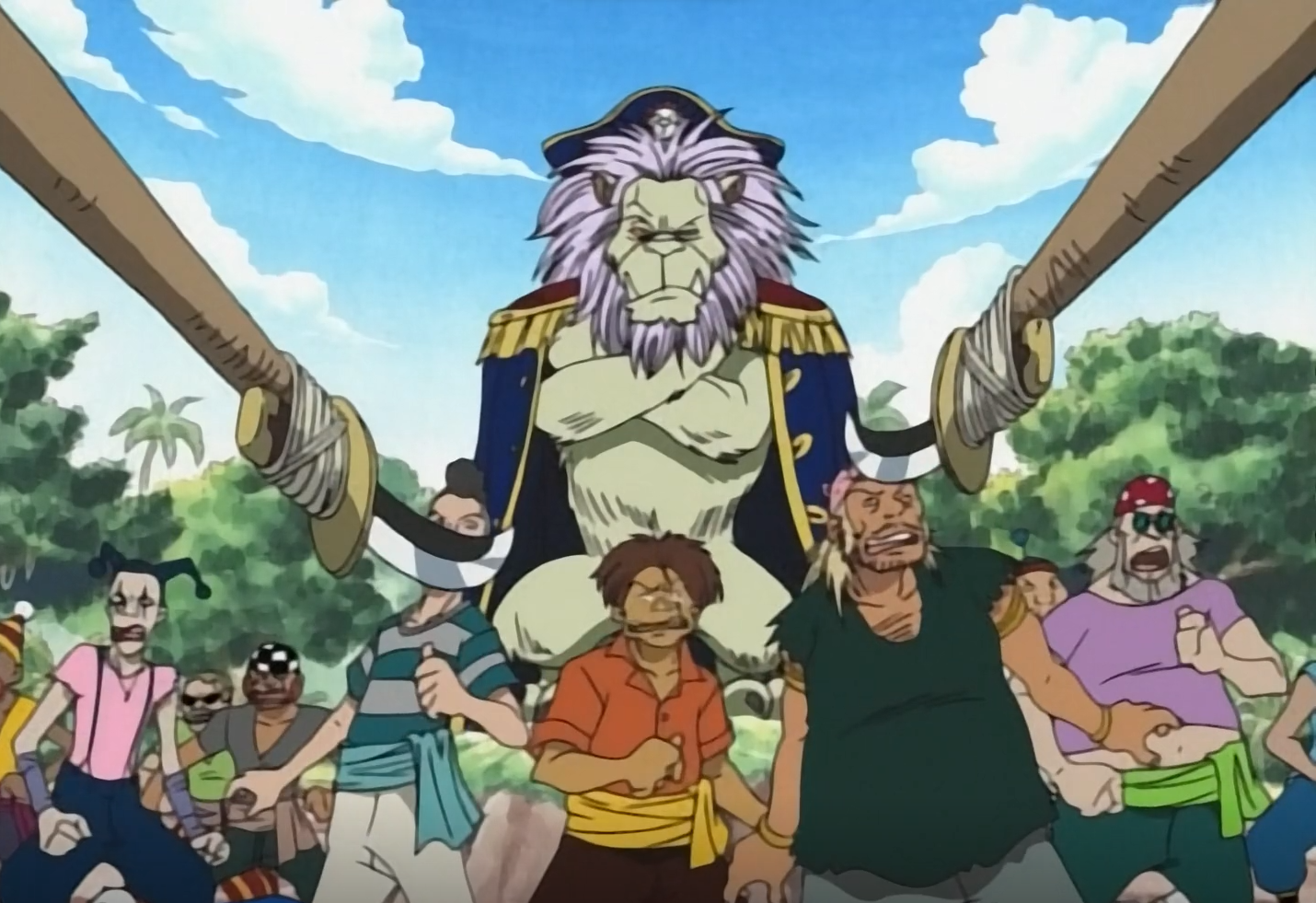 One Piece the Richie Pirates attacked by a native tribe