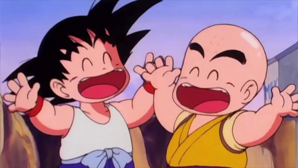 Original Dragon Ball 1986 Goku Krillin As Kids