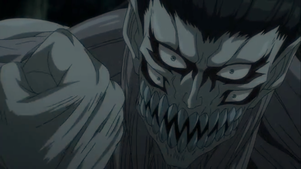 Parasyte The Maxim Gotou Evil Form Attacking