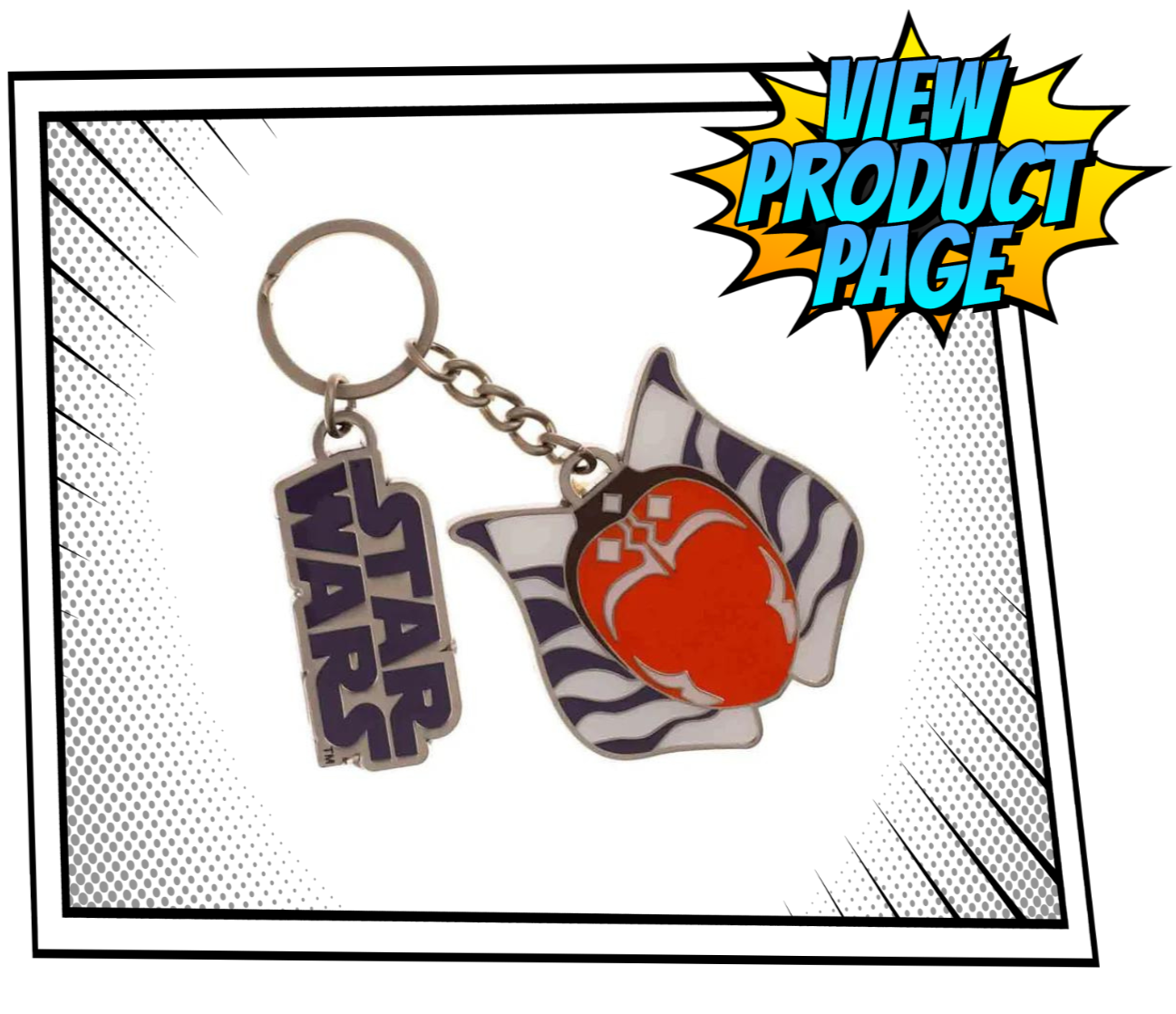 Star Wars Ahsoka Keychain