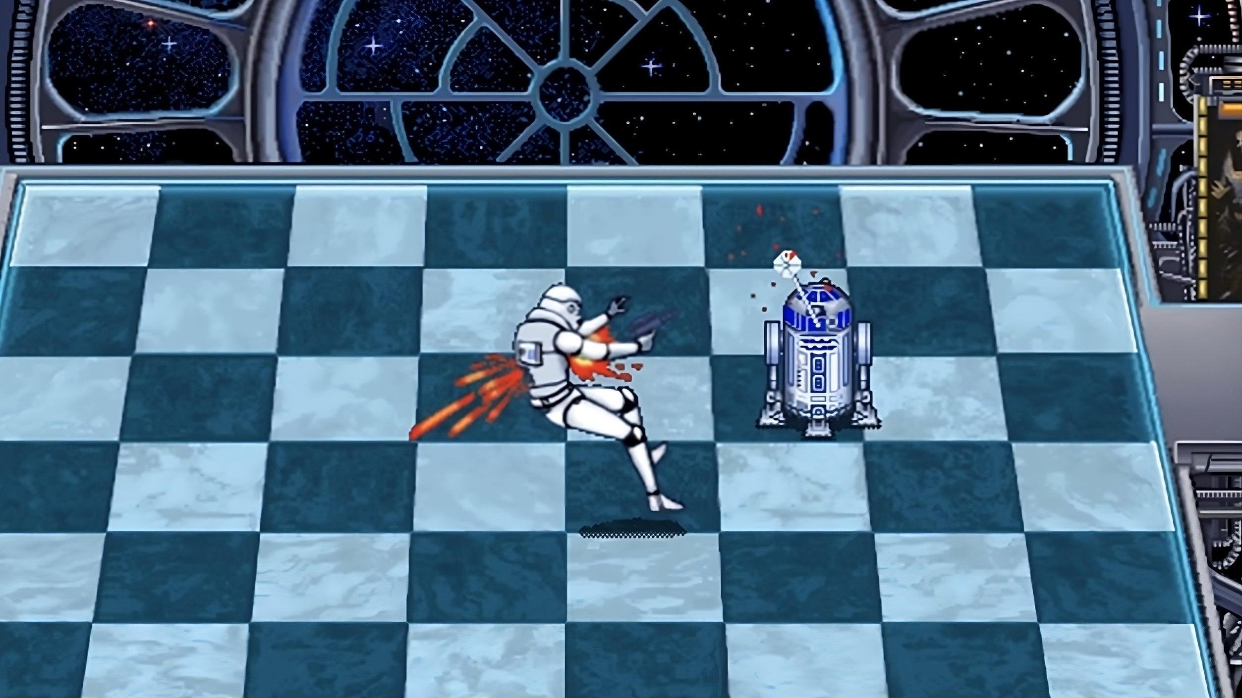 Star Wars Chess DOS Sega CD Windows R2-D2 Blast Stormtrooper