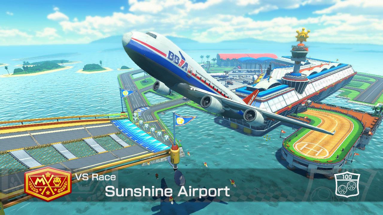 Sunshine Airport - Mario Kart 8 Deluxe - Course Map