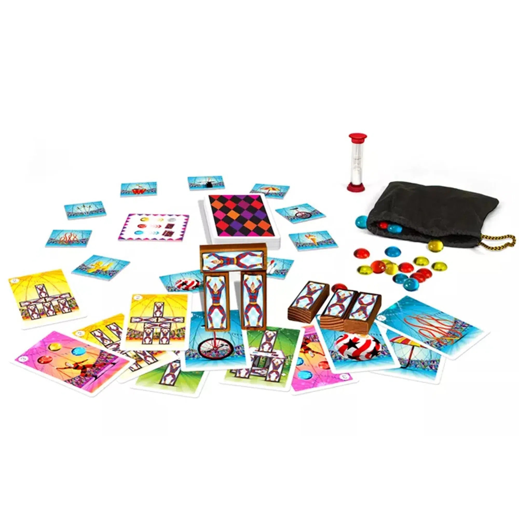 Voila!   Dexterity Circus Board Game for Family, Adults, and Children (2 6 Players, Ages 6+)   Brain Games