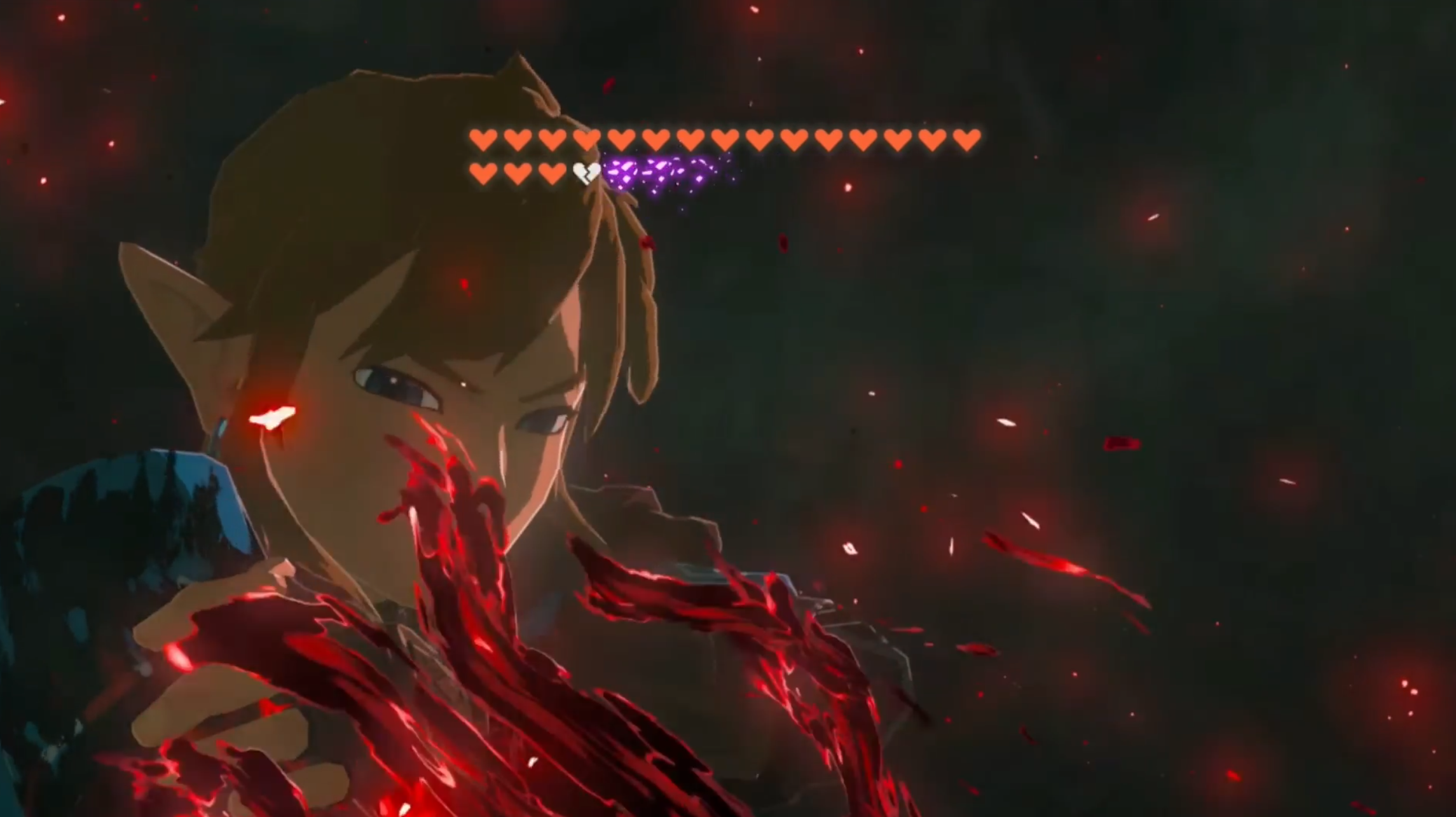 Zelda Tears of the Kingdom Link Attacked