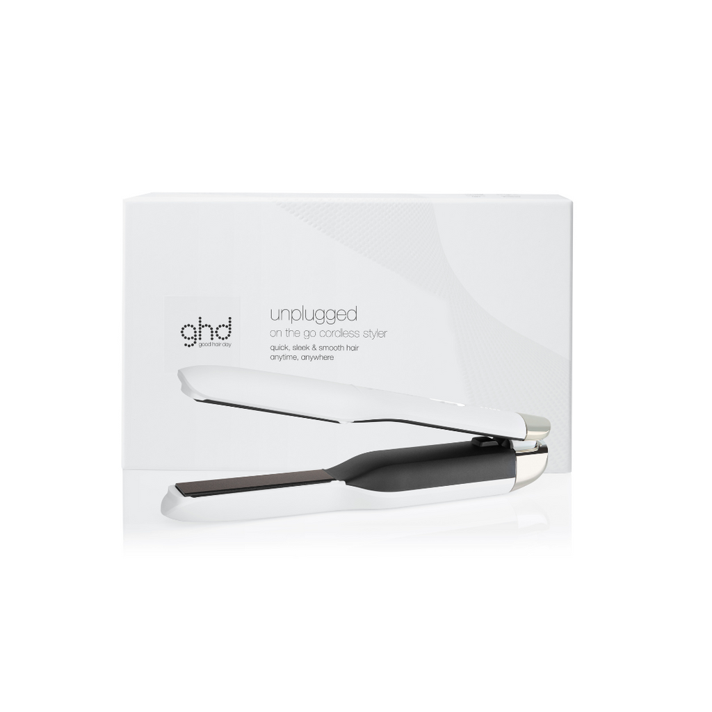 ghd Unplugged Cordless Hair Straightener - Matte White – Haircare Works