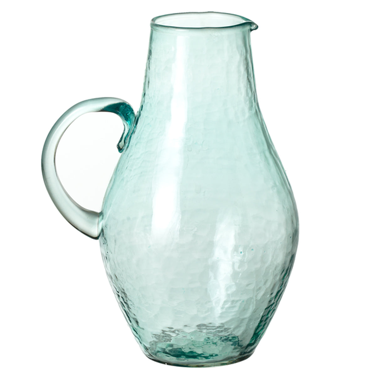 Maya Clear Recycled Glass Pitcher