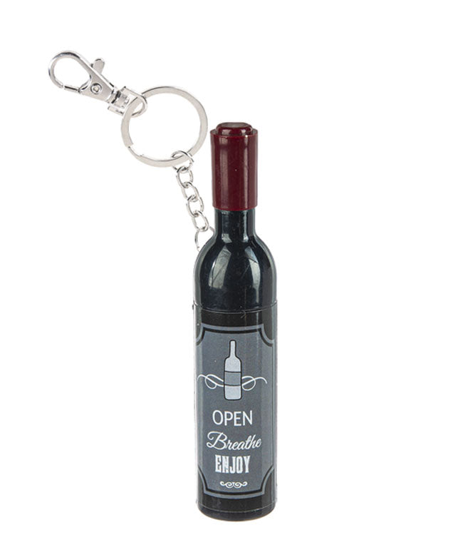 how to open a wine bottle with a key