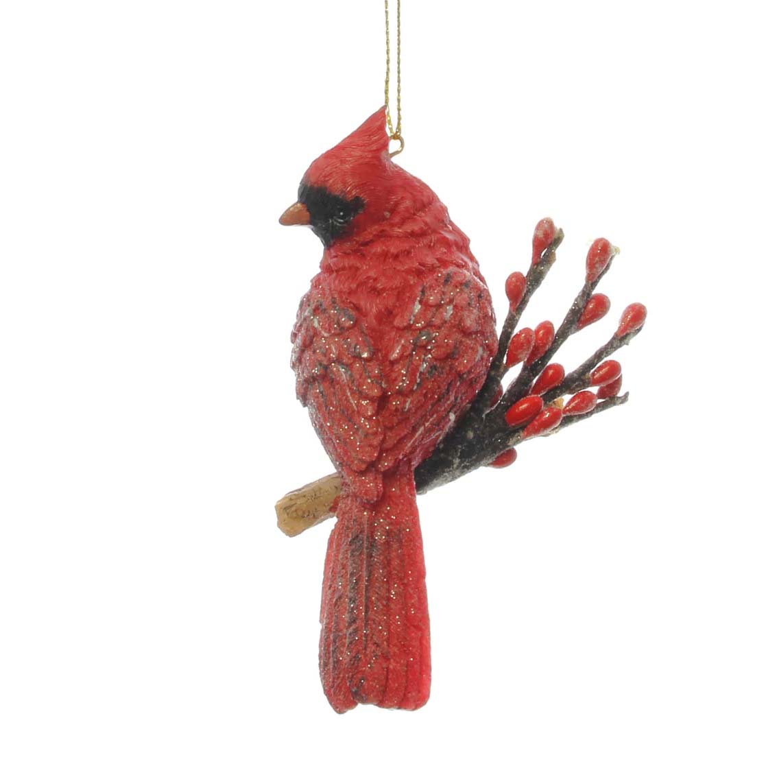 Winter Cardinals Coconut Fiber Mat