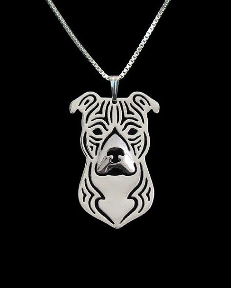 pitbull pendant necklace