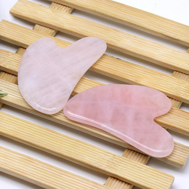 Rose Quartz Gua Sha Tool My Brush Set 7358