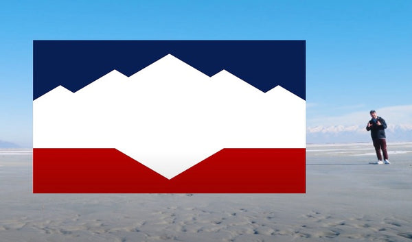 New Utah Flag Blue Sky