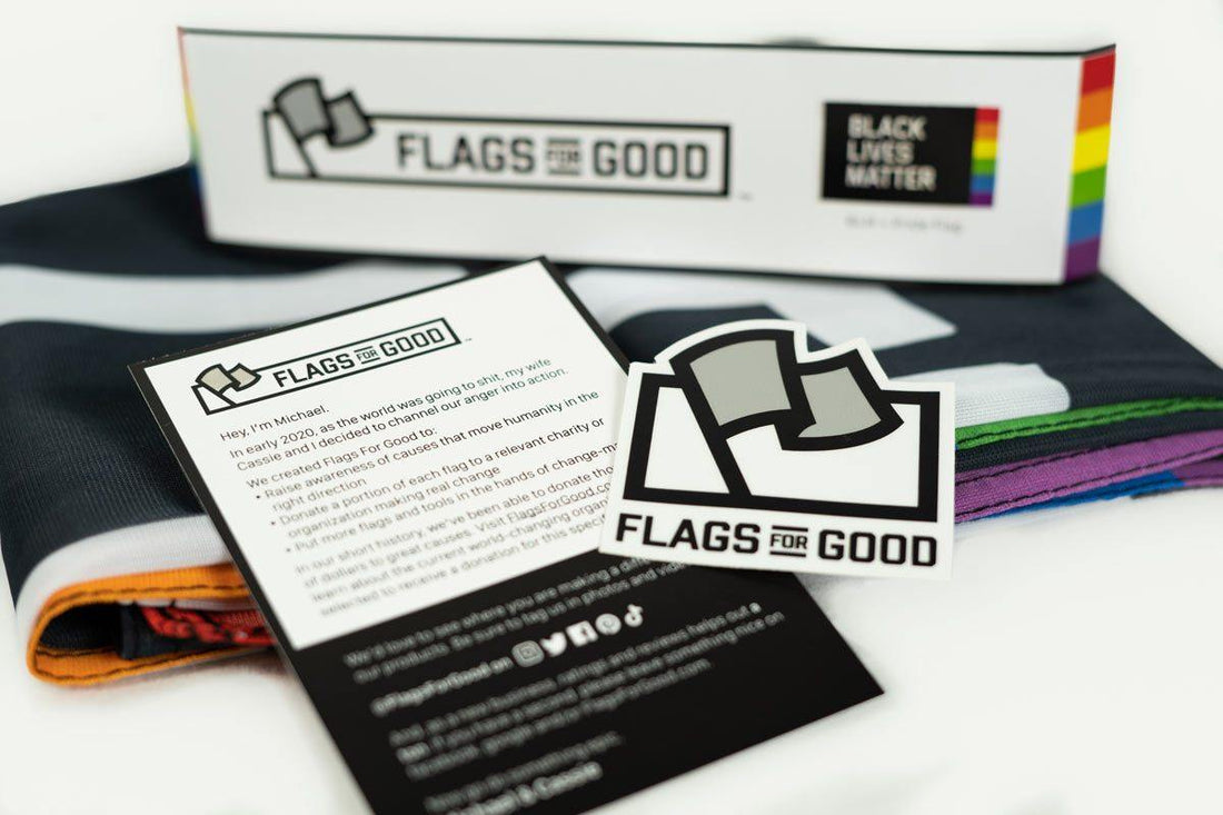 BLM Pride Flags | Black Lives Matter + Pride | Flags For Good