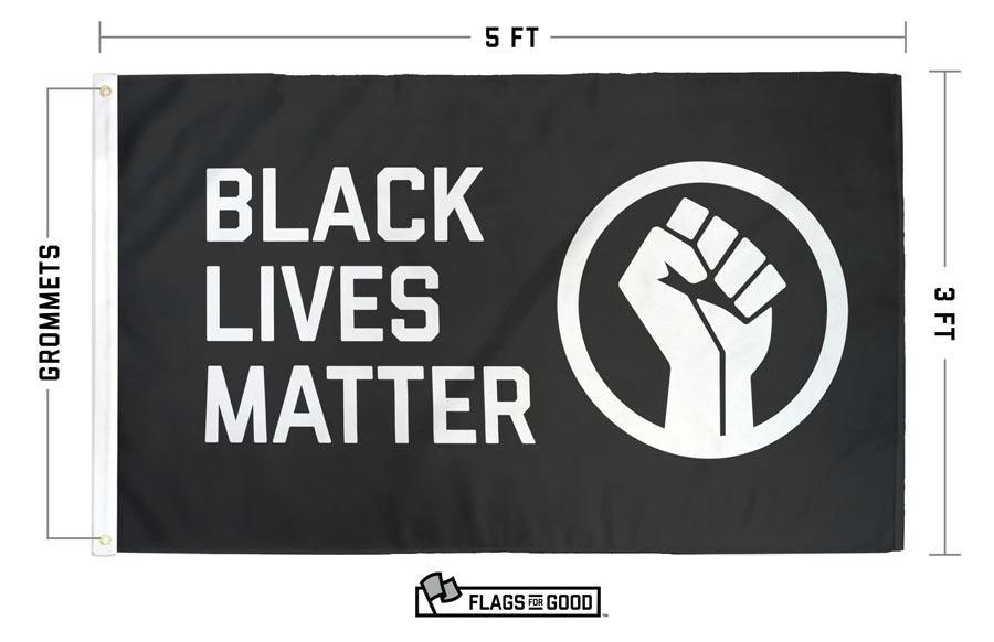 black fist pride flag