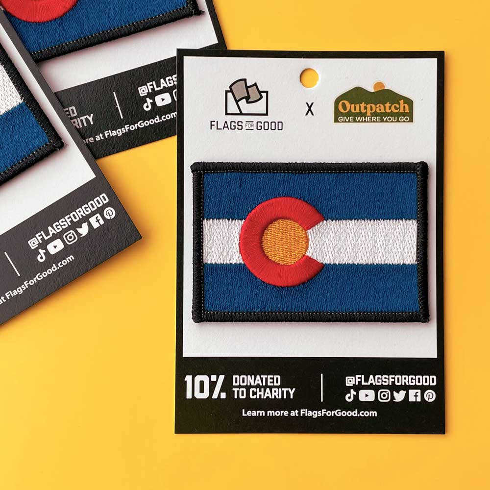 Colorado Flag Snowboard Stomp Pad  $1 Donated to POW – Flags For Good