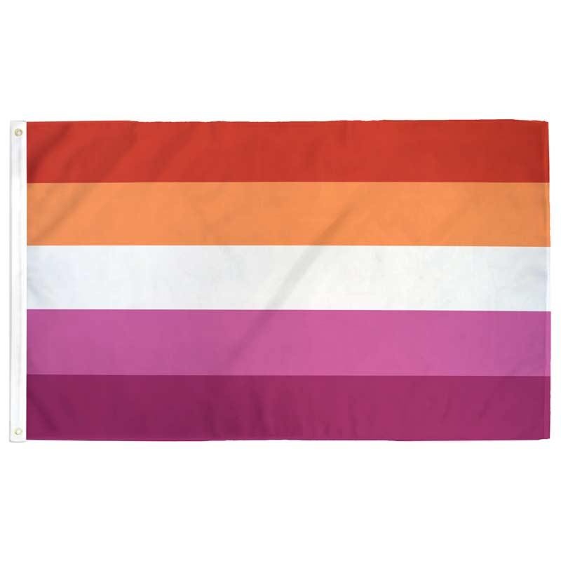 lesbian flag pink