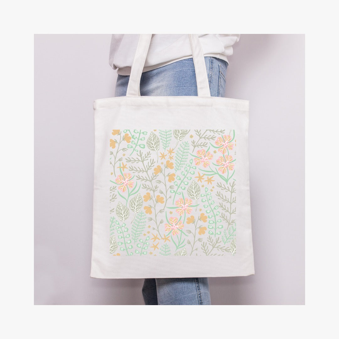 Buy Floral Design Cool Tote Bag - Fatfatiya