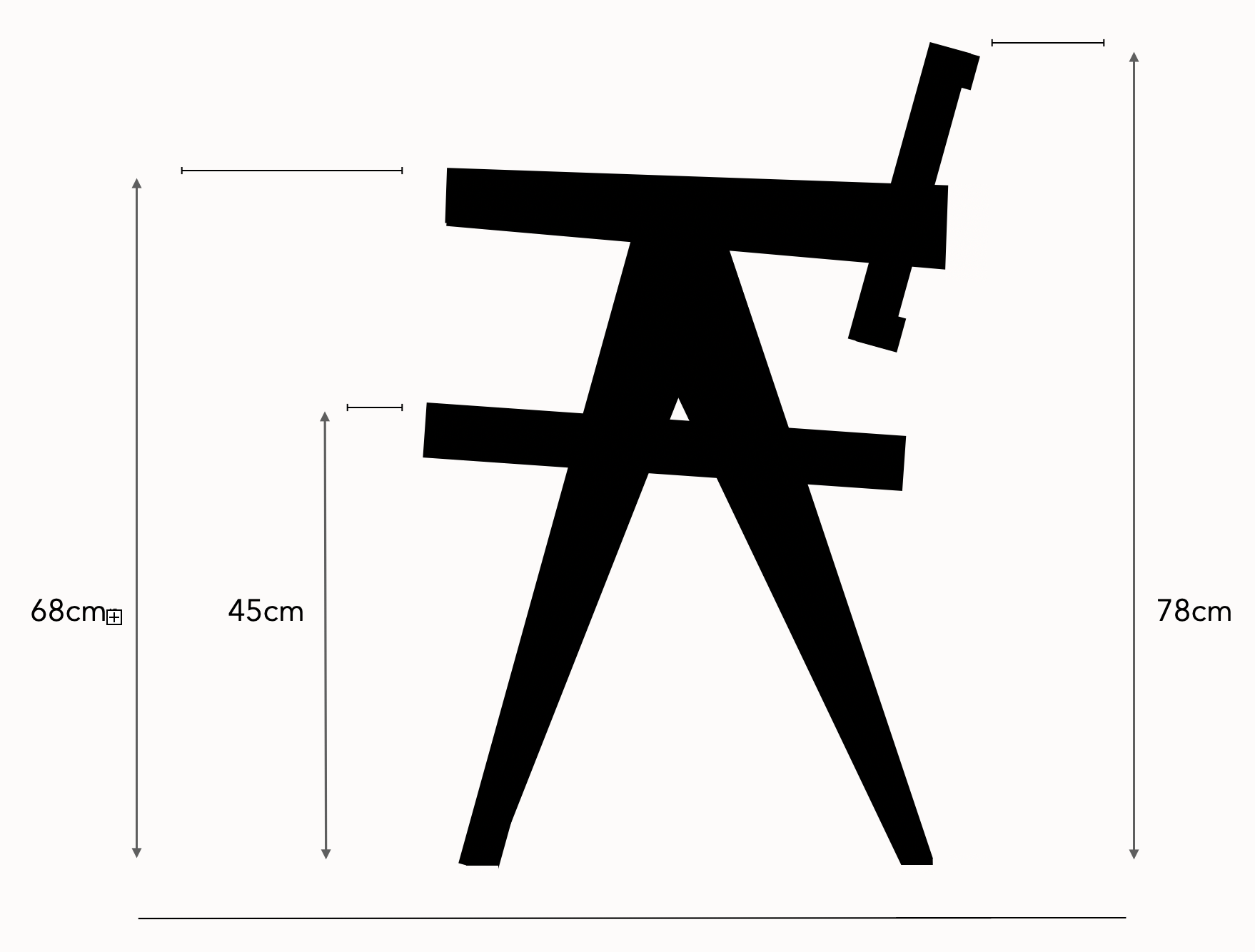 aankomst Schat Buigen Pierre Jeanneret design stoel afmetingen – Object Embassy