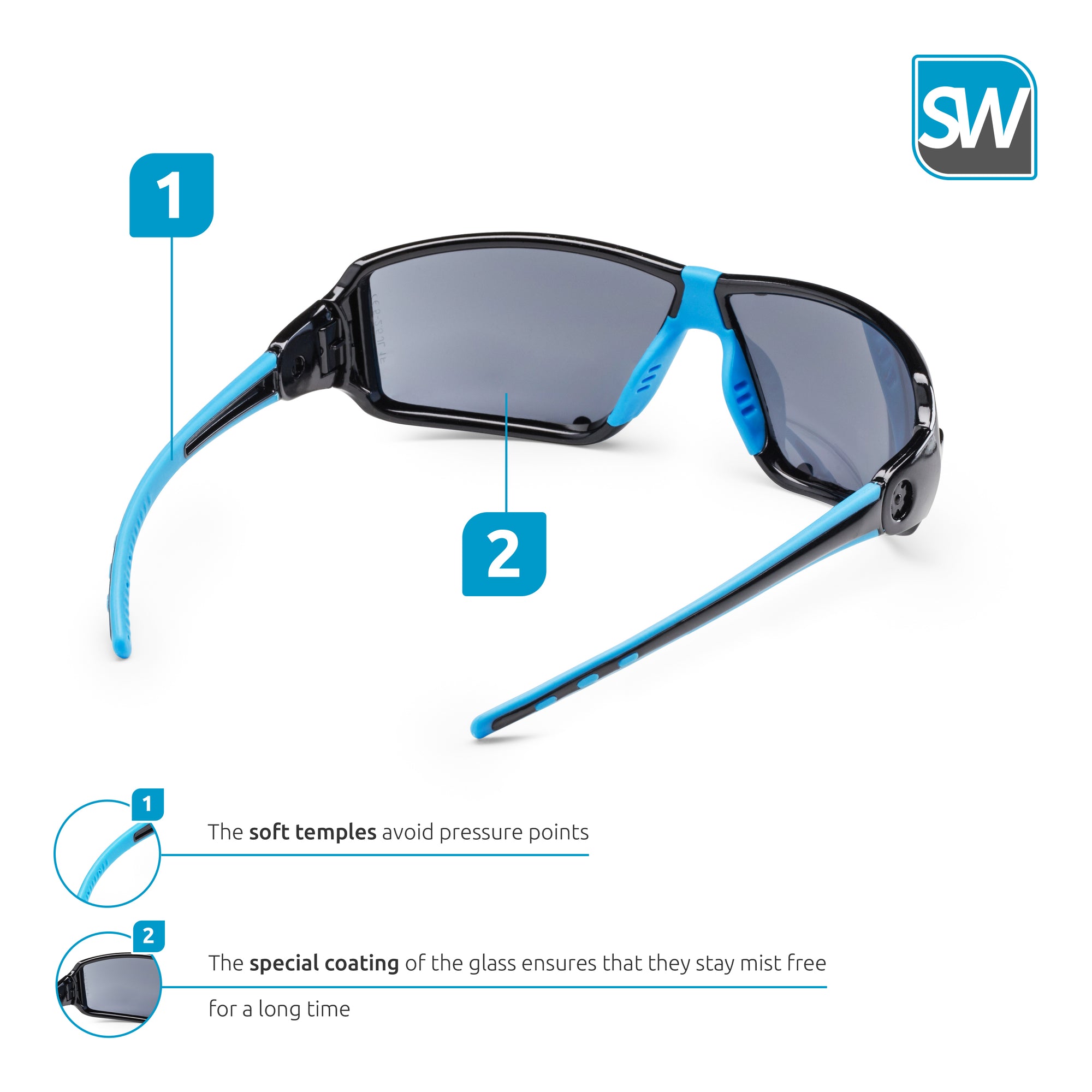 Solidwork Professional Safety Glasses With Integrated Side Protection Solidwork Protection 