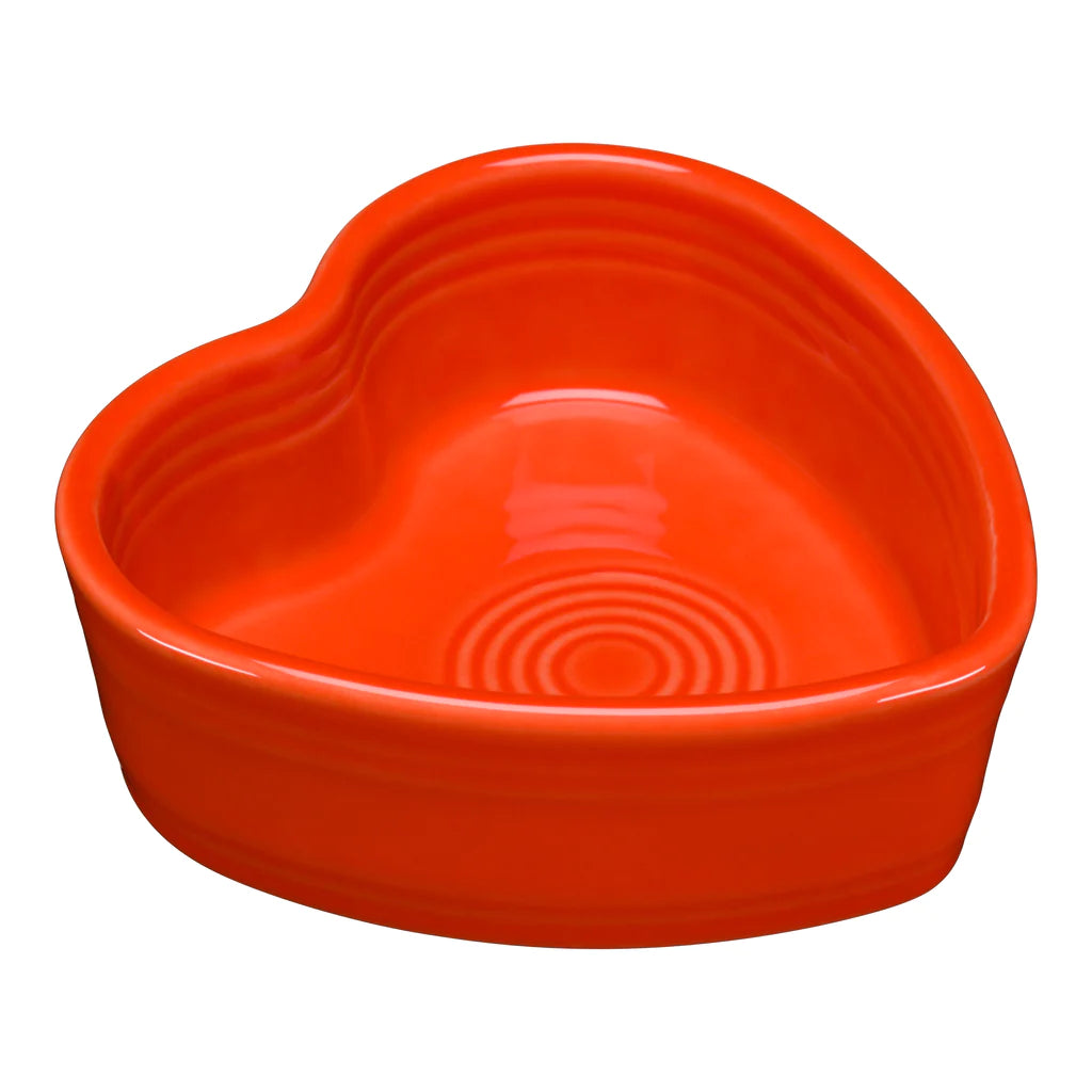 Fiesta Ramekin Heart Poppy